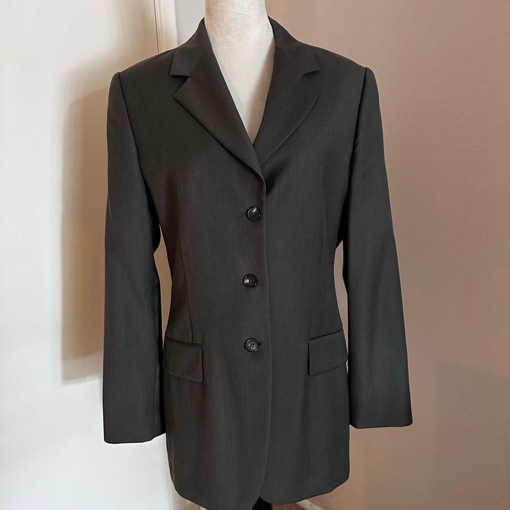 Narciso Rodriguez Dark Gray Women's Suit Blazer and Pants